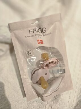 FRIGG Natural Rubber Pacifier - Blush Pink & Light Purple